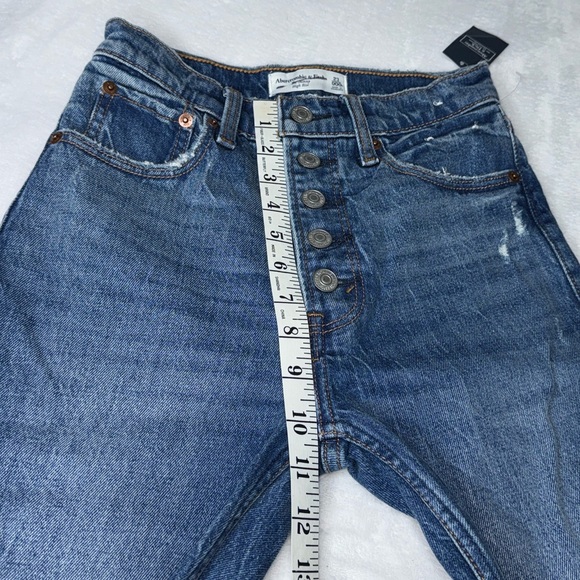 Abercrombie & Fitch The Skinny High Rise Jeans Size 23 - Picture 7 of 11
